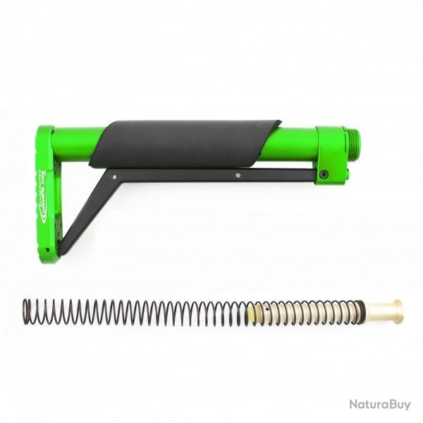 Crosse fixe 9" - ressort tampon inclus - TONI SYSTEM - Vert