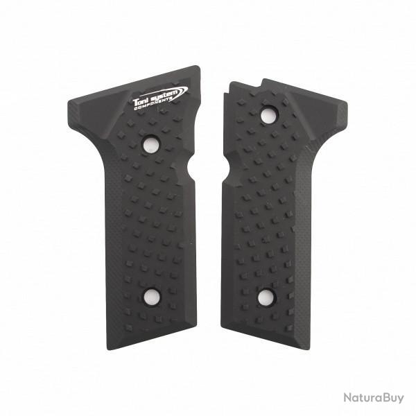 Poign�es Vibram pour Beretta M9A3-M9A4-92X Full Size - Noir - TONI SYSTEM