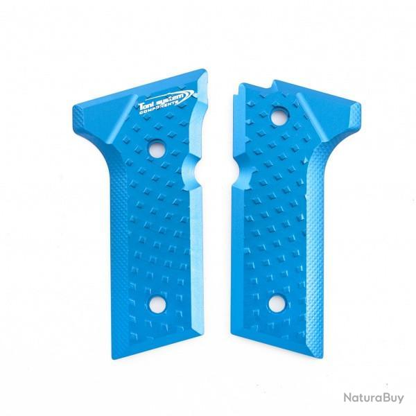 Poign�es Vibram pour Beretta M9A3-M9A4-92X Full Size - Bleue - TONI SYSTEM