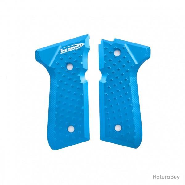 Poign�es Vibram pour Beretta 92-96-98- Elite LTT - Bleue - TONI SYSTEM