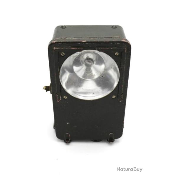 Lampe portative de l'arme franaise de 1970 avec filtres rouge et jaune