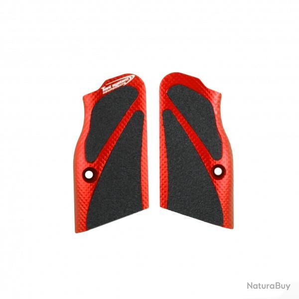 Poignes courtes 3D - pour Tanfoglio large frame - TONI SYSTEM - Rouge