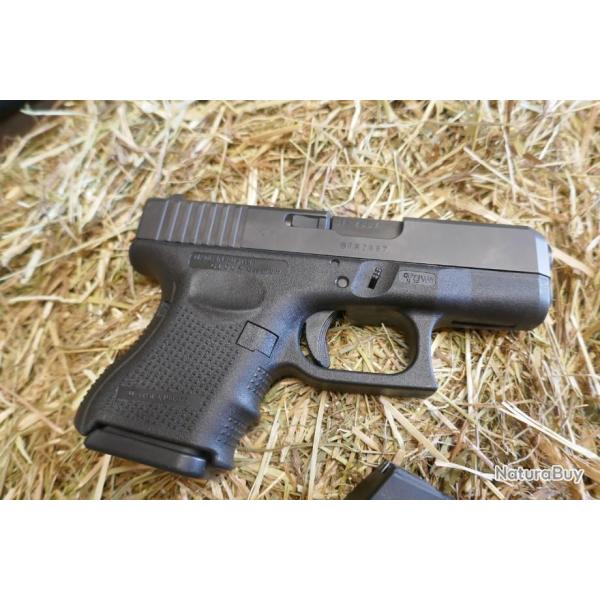Pistolet GLOCK 27 Gen4 en .40 S&W d'occasion complet avec sa mallette d'origine