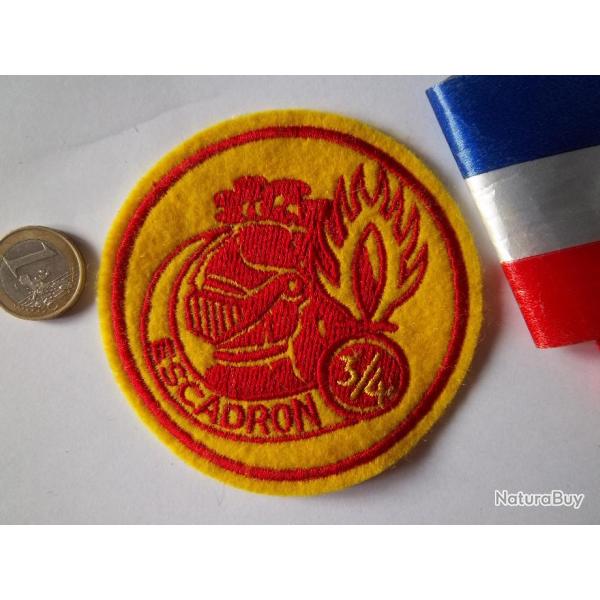 �cusson obsol�te militaire escadron 3/4 (dia. 9.5cms) collection