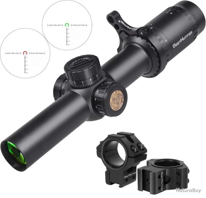 Lunette De Visée Bushnell 6-18x50 Avec Montures - Réticule Mil-Dot - Tactique Et Imperméable