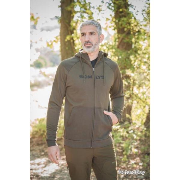 SOMLYS - SWEAT COTON A CAPUCHE - 700