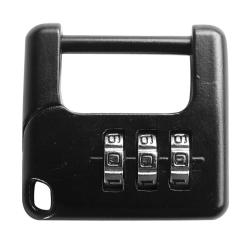 Cadenas zinc &agrave; combinaison noir