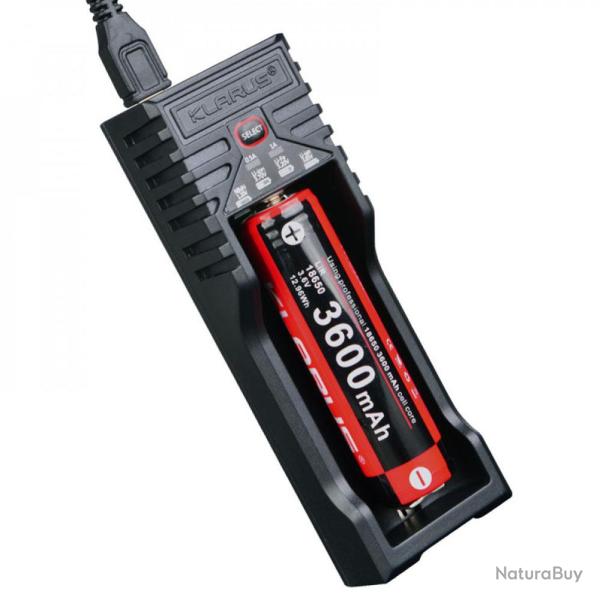 Chargeur pour 1 batterie rechargeable