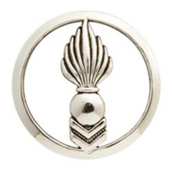 Insigne de b&eacute;ret argent&eacute; Corps Techniques Administratifs