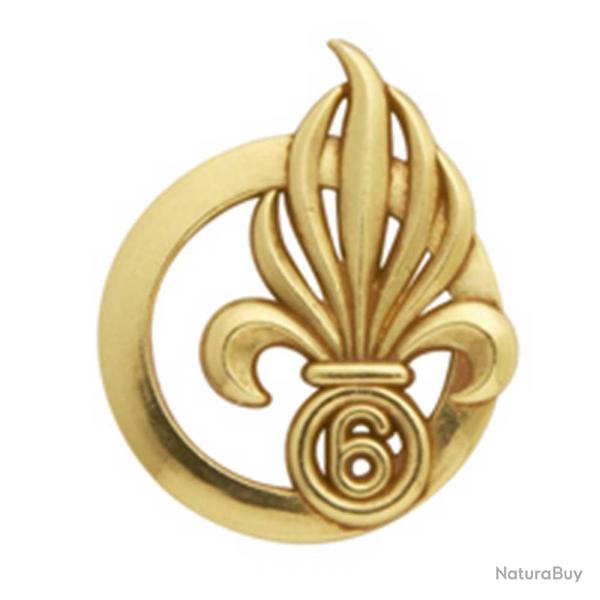 Insigne de b�ret dor� L�gion 6�me R�giment �tranger de G�nie