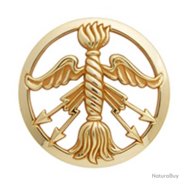 Insigne de b�ret dor� Service des Poudres