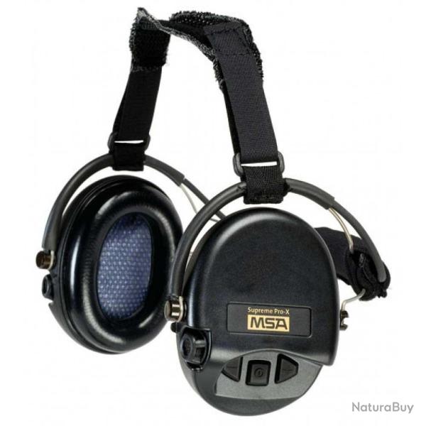 Casque anti-bruit Supr�me Pro-X serre-nuque noir coussinets mousse