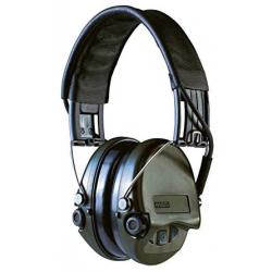 Casque anti-bruit Supr&ecirc;me Pro-X serre-t&ecirc;te vert OD coussinets mousse