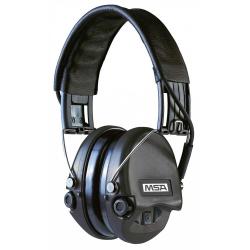 Casque anti-bruit Supr&ecirc;me Pro-X serre-t&ecirc;te noir coussinets mousse