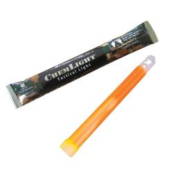B&acirc;ton lumineux ChemLight&reg; 15 cm - 12 heures orange