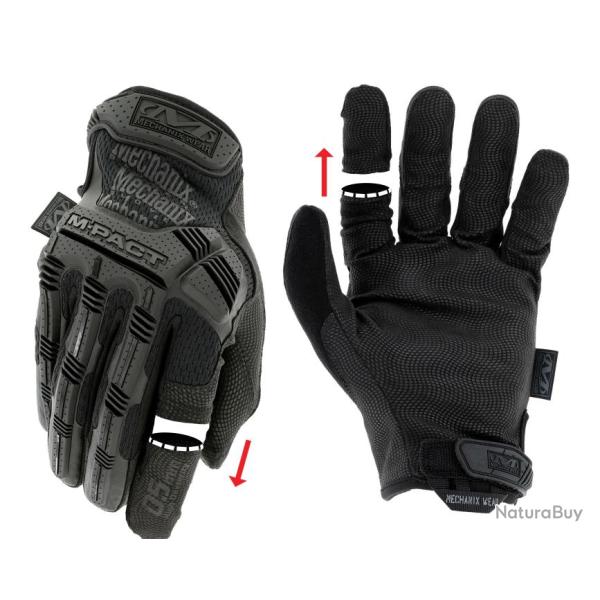 Gants T S 0.5 mm M Pact noir NOIR