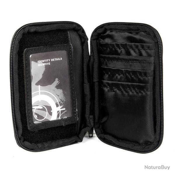 Portefeuille + Etiquette Transall NOIR