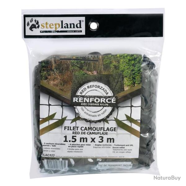 FILET CAMO CORDE KAKI MARRON 1.5X3M KAMA TU