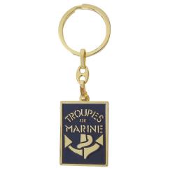PORTE-CLES METAL TROUPES DE MARINE