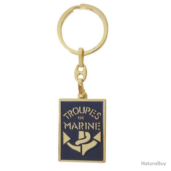 PORTE-CLES METAL TROUPES DE MARINE