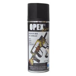 PEINTURE OPEXCOLOR EN SPRAY 400ML NOIR MAT