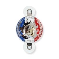 plaque auto sapeurs pompiers avec ventouses