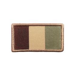 Patch drapeau fran&ccedil;ais d&eacute;sert brod&eacute; sur tissu
