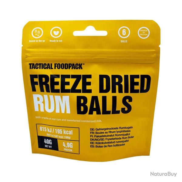 Boules de biscuits au rhum lyophilis�es