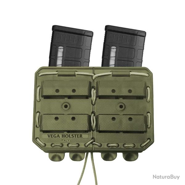 Porte-chargeur double c�te � c�te Bungy 8BL vert olive pour M4/AR15