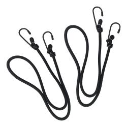 Lot/2 sandows longueur 75 cm - &Oslash; 6 mm Exp&eacute;dition noir