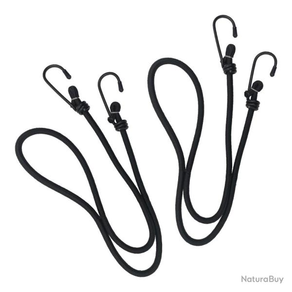 Lot/2 sandows longueur 75 cm - � 6 mm Exp�dition noir