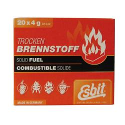 LOT DE 20 TABLETTES D'ALCOOL A BRULER ESBIT