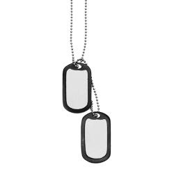 DOG TAG PLAQUES D'IDENTITE US MILTEC