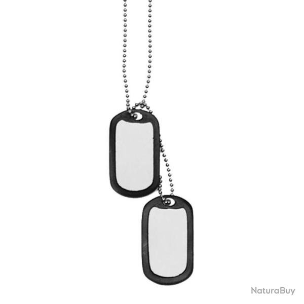 DOG TAG PLAQUES D'IDENTITE US MILTEC