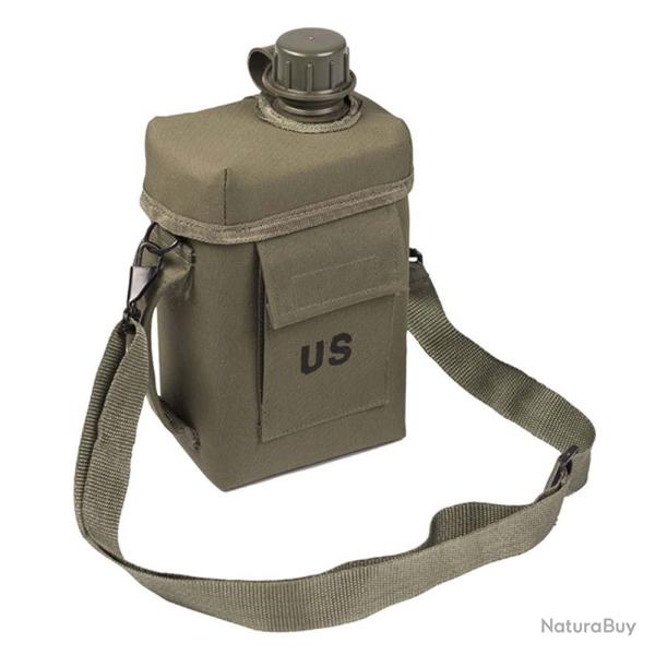 Patrol Canteen Gourde avec housse et sangle Olive 2 l