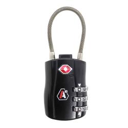 Cadenas &agrave; code TSA noir