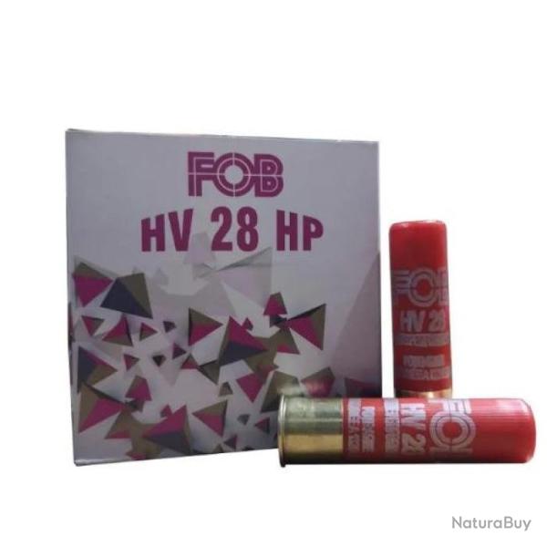 Cartouches FOB HV 28 HP - Cal.28/70 - 18 g / 5A / Par 1