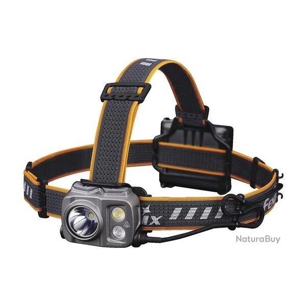 Lampe frontale fenix hp16r jaune/noir 1700lm porte 260m