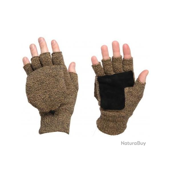 SOMLYS - Mitaines chins marron - 812