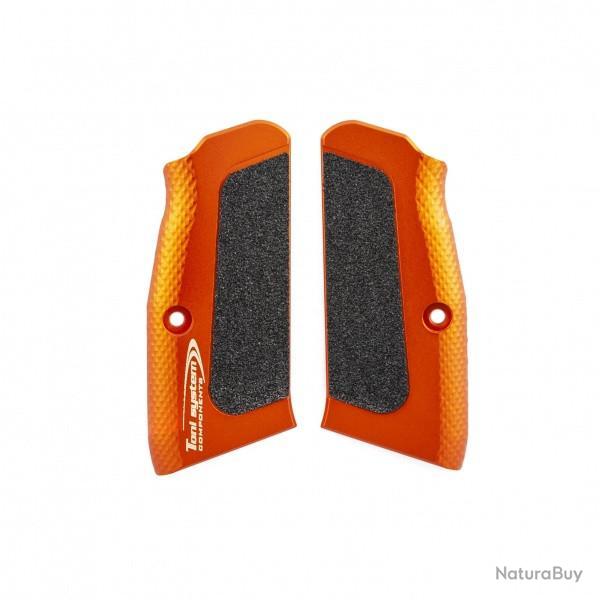 Poignes long Highgrip - pour Tanfoglio large frame - Orange - TONI SYSTEM