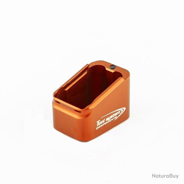 Base pad +4 coups pour Beretta 92x - TONI SYSTEM - Orange