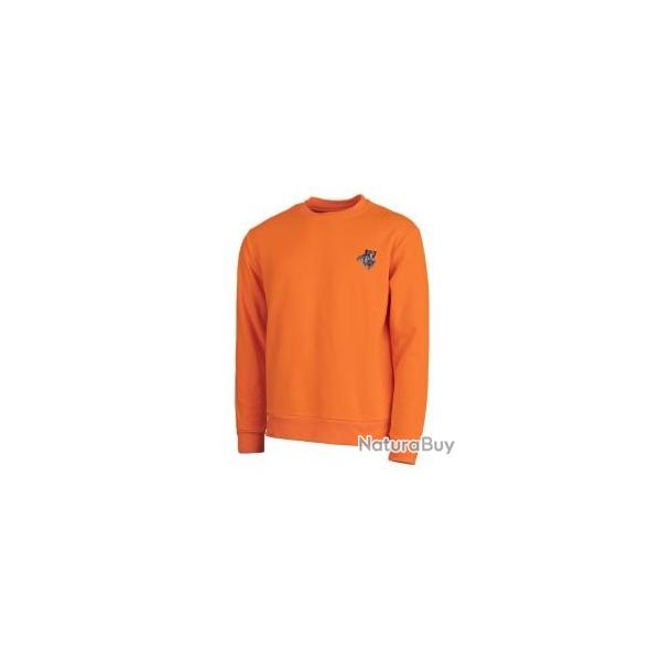 TREELAND - SWEAT ENFANT SANGLIER ORANGE - T201K