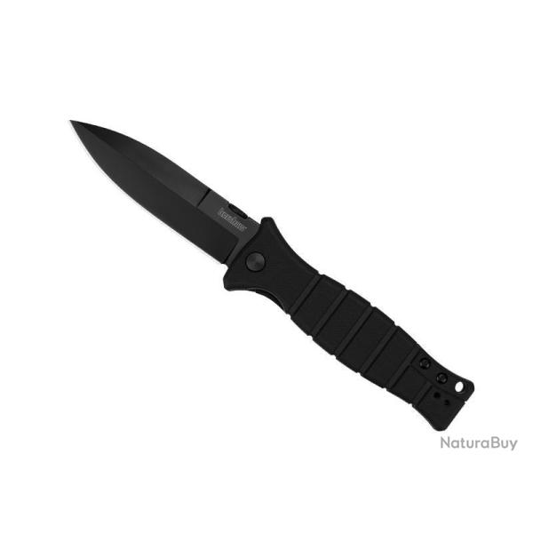 BEL633 COUTEAU KERSHAW "XCOM" LAME NOIRE ACIER MANCHE 11.5CM NOIR NEUF
