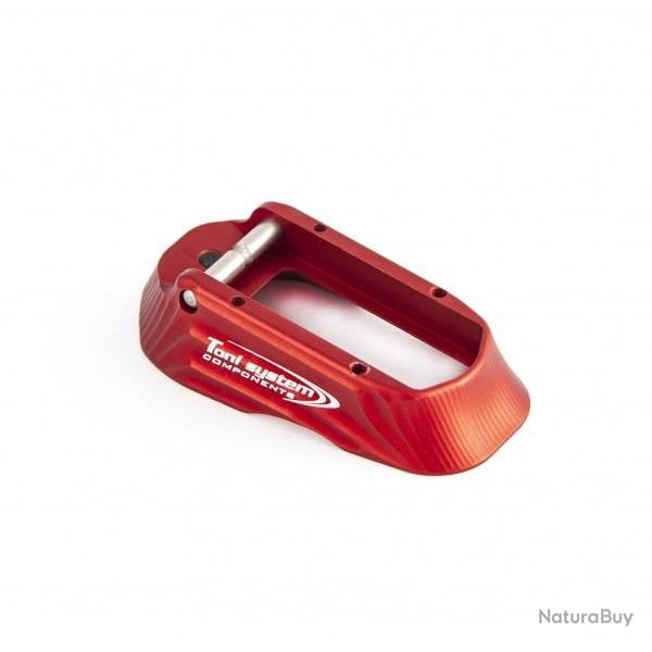 Magwell en aluminium pour poignes X3D pour 1911 - Rouge - TONI SYSTEM