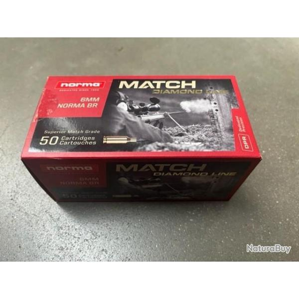 Munitions NORMA Comp�tition Line DIAMOND LINE Cal.6mm norma BR par 50