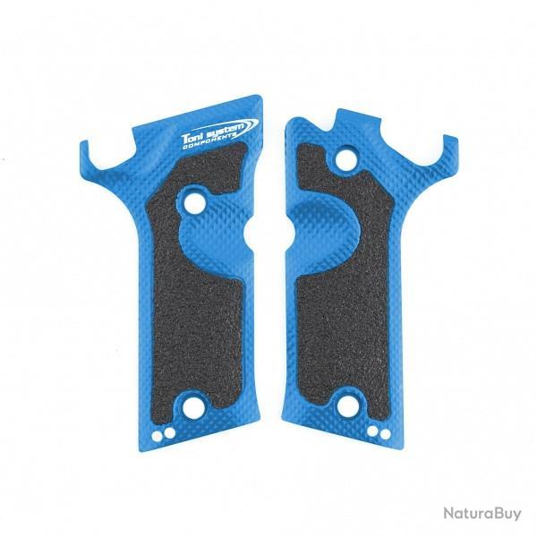 Poignes allges pour Beretta 92X Defensive (pour IDPA) - Bleue - TONI SYSTEM