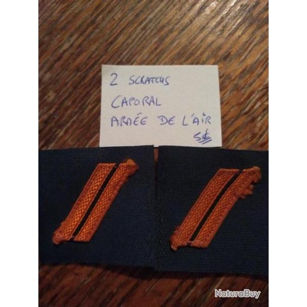 2 scratchs caporal arm�e de l'air