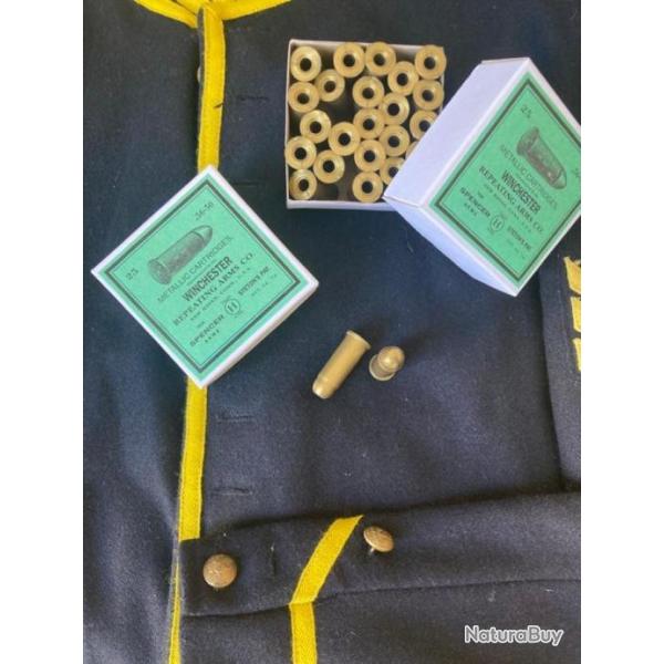 boite de 25 cartouches en plastique calibre 56-50  charger pour le tir a blanc pour SPENCER