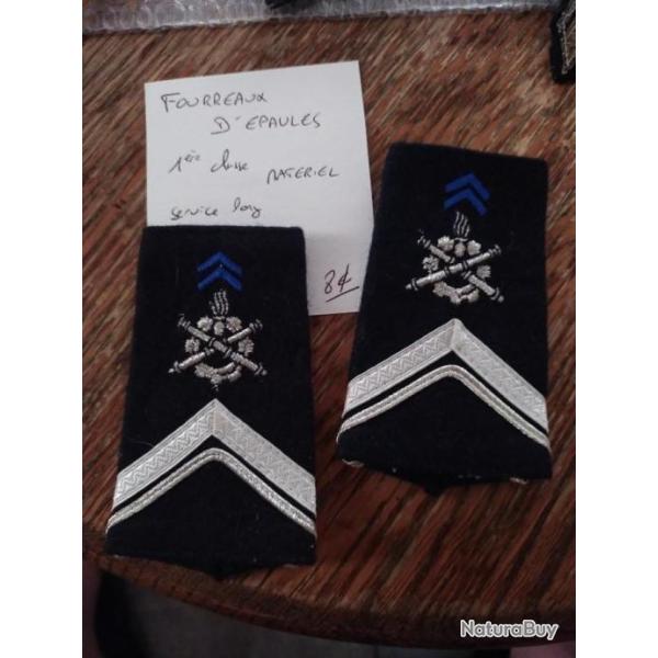 Fourreaux d �paules 1 �re classe mat�riel service long