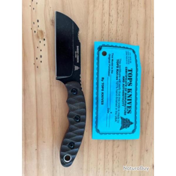 Couteau tops sheep creek neuf